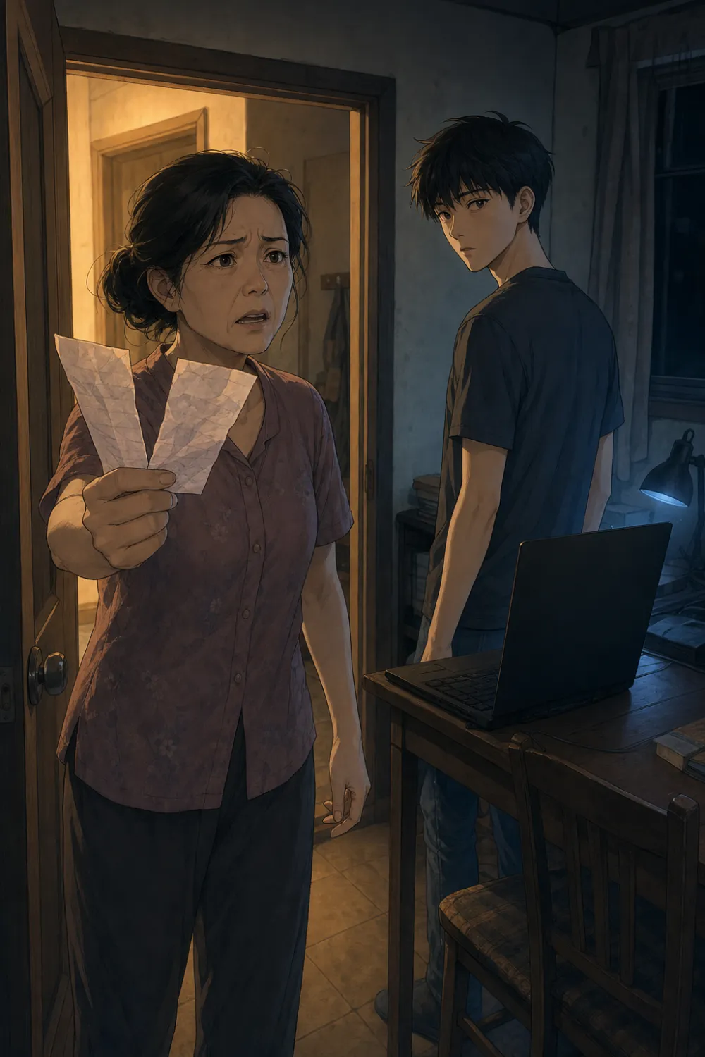 「这是啥？你拿你攒的钱，去买这个了？」