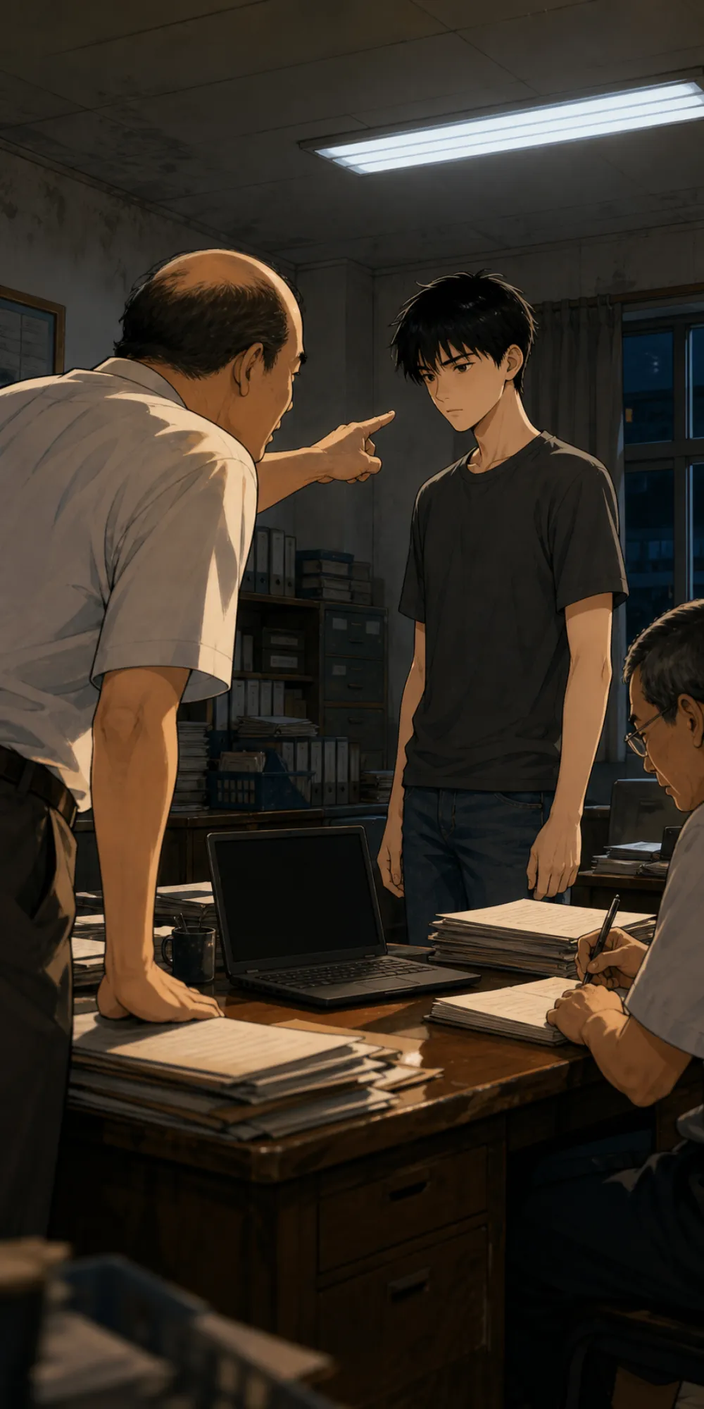 「未经许可私自获取学校数据，给你个处分，开除学籍都不为过！」陆衍没辩，他先认了一半，再不慌不忙地，把理一句句递出去。