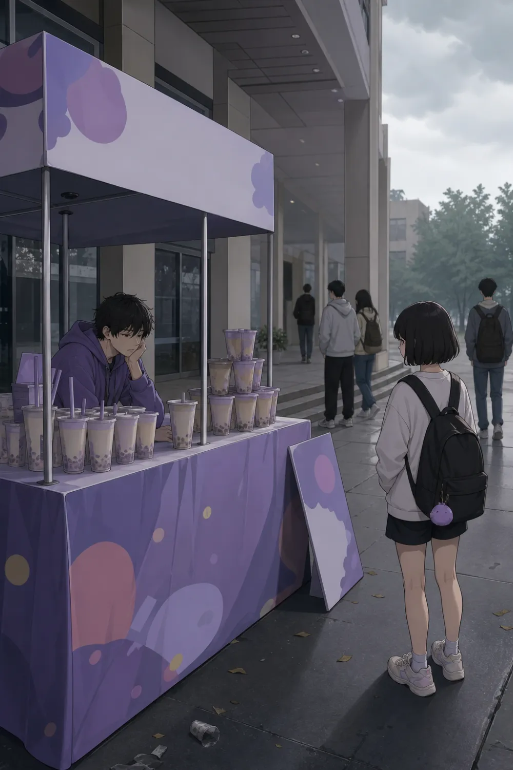 月底，食堂门口云课表的地推摊冷清得很。「装是装了，可查空教室还得是青舟。」奶茶喝完就忘，好东西谁舍得卸。