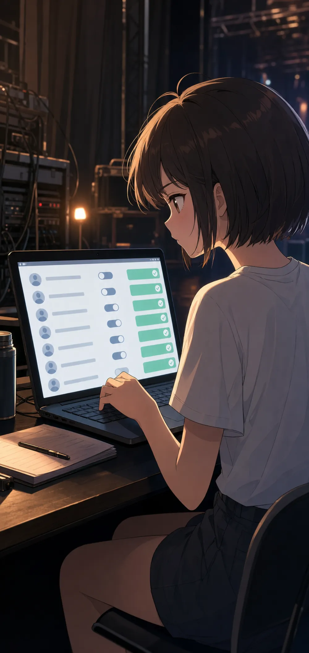 没有请示任何人。他做了。