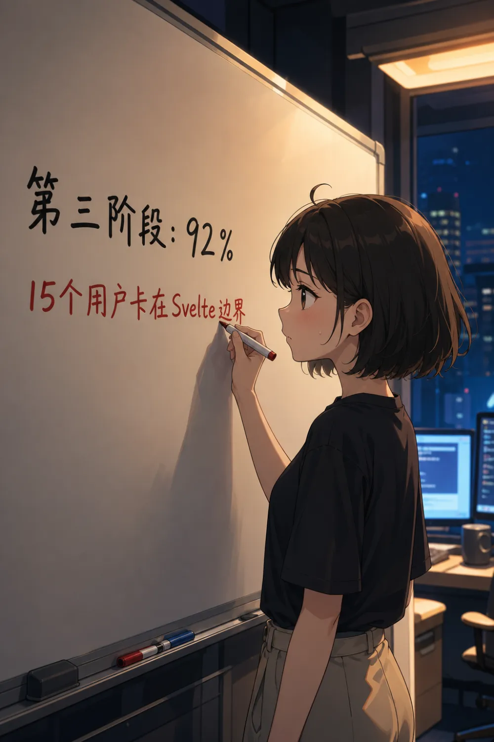 92%，但那15个人，不能放弃。