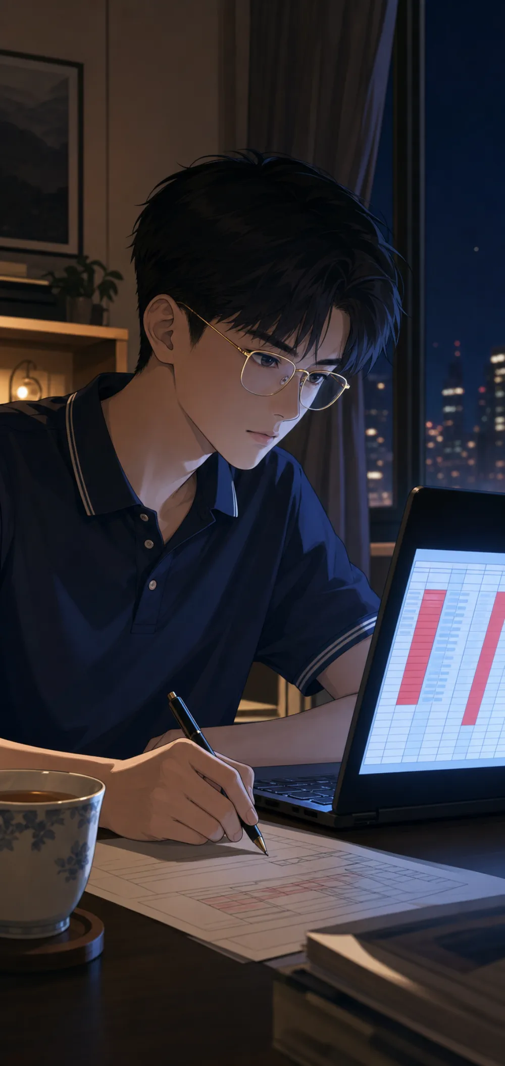 红色几列：盲区。42%的覆盖率。