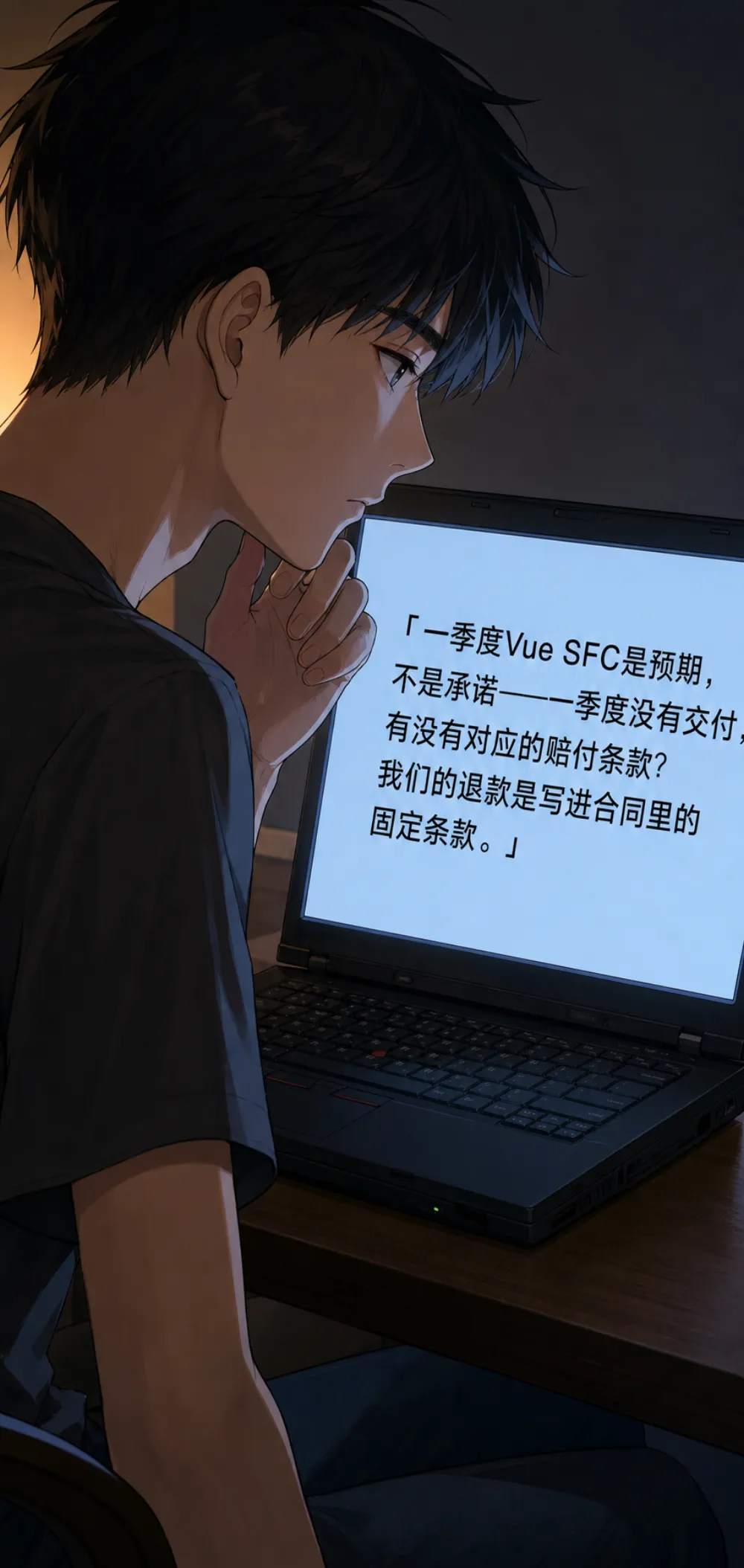不让价。把风险问题推给字节，让苏越自己去问。