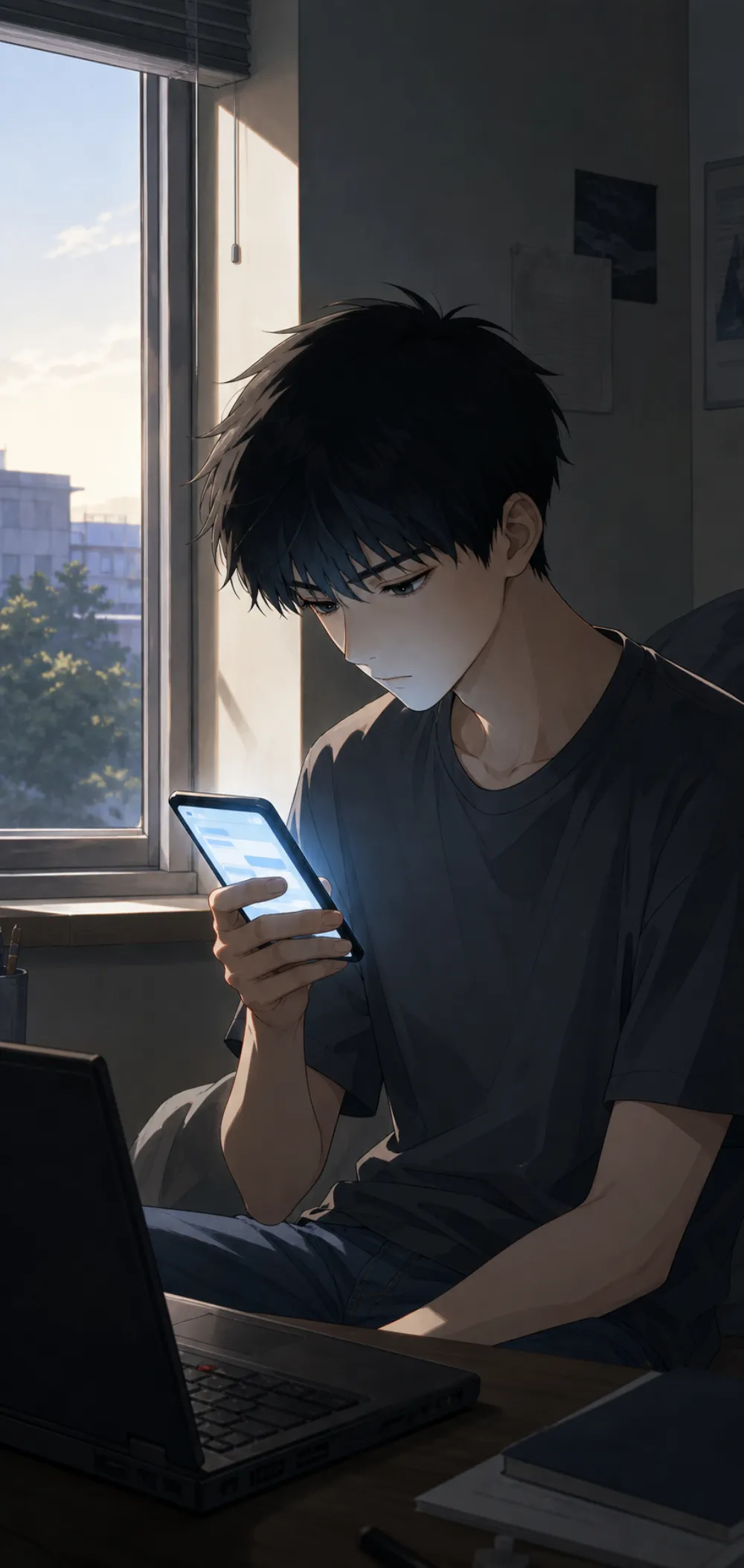 「方晓晨知道谭伟要签名了。」
