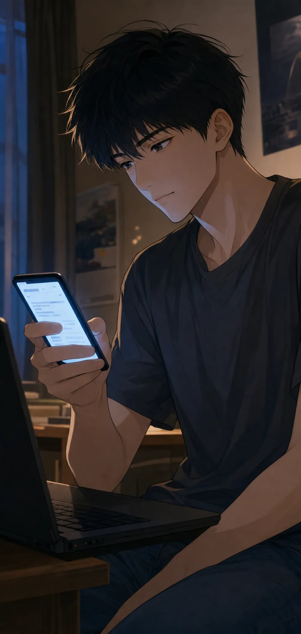 不留正式违规记录。他的手心是潮的，他之前没注意到。