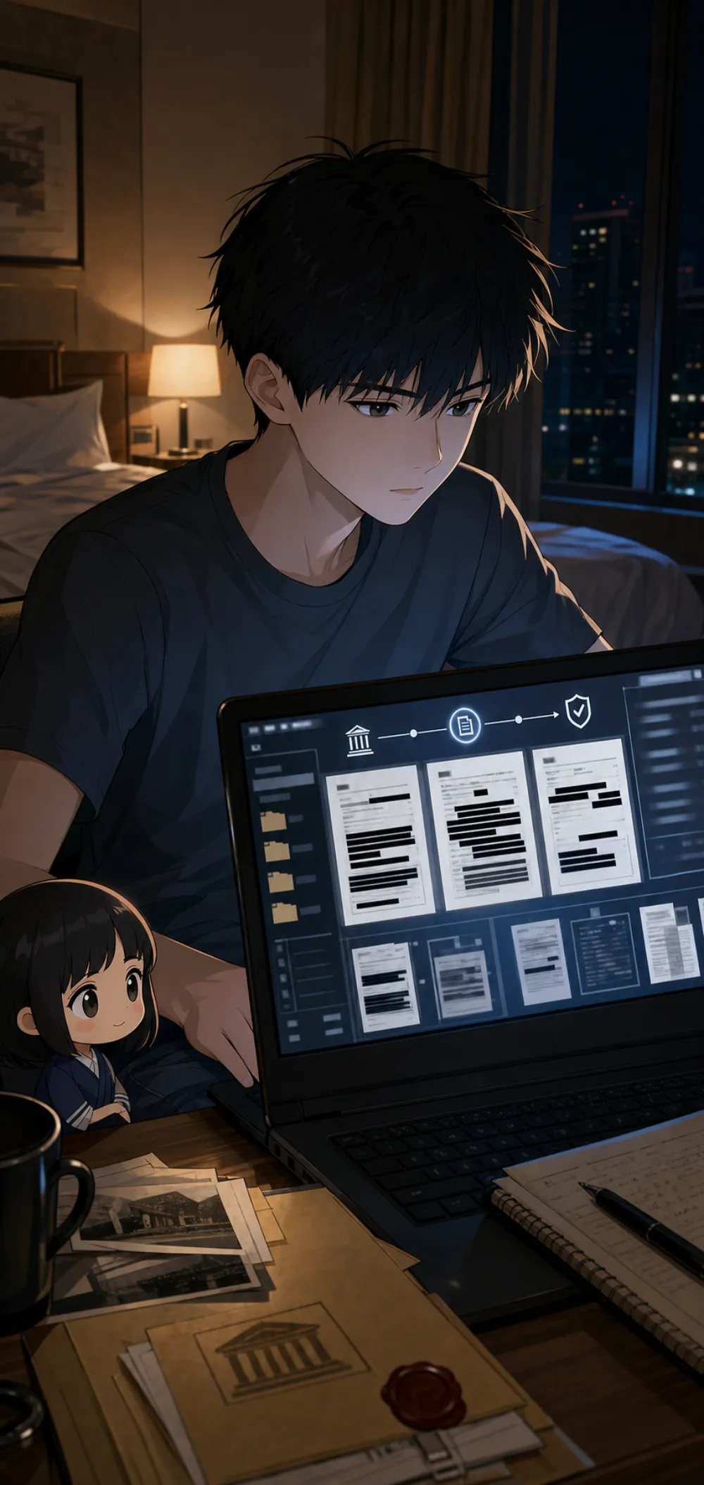 「给他能查到的，藏他查不到的。」
