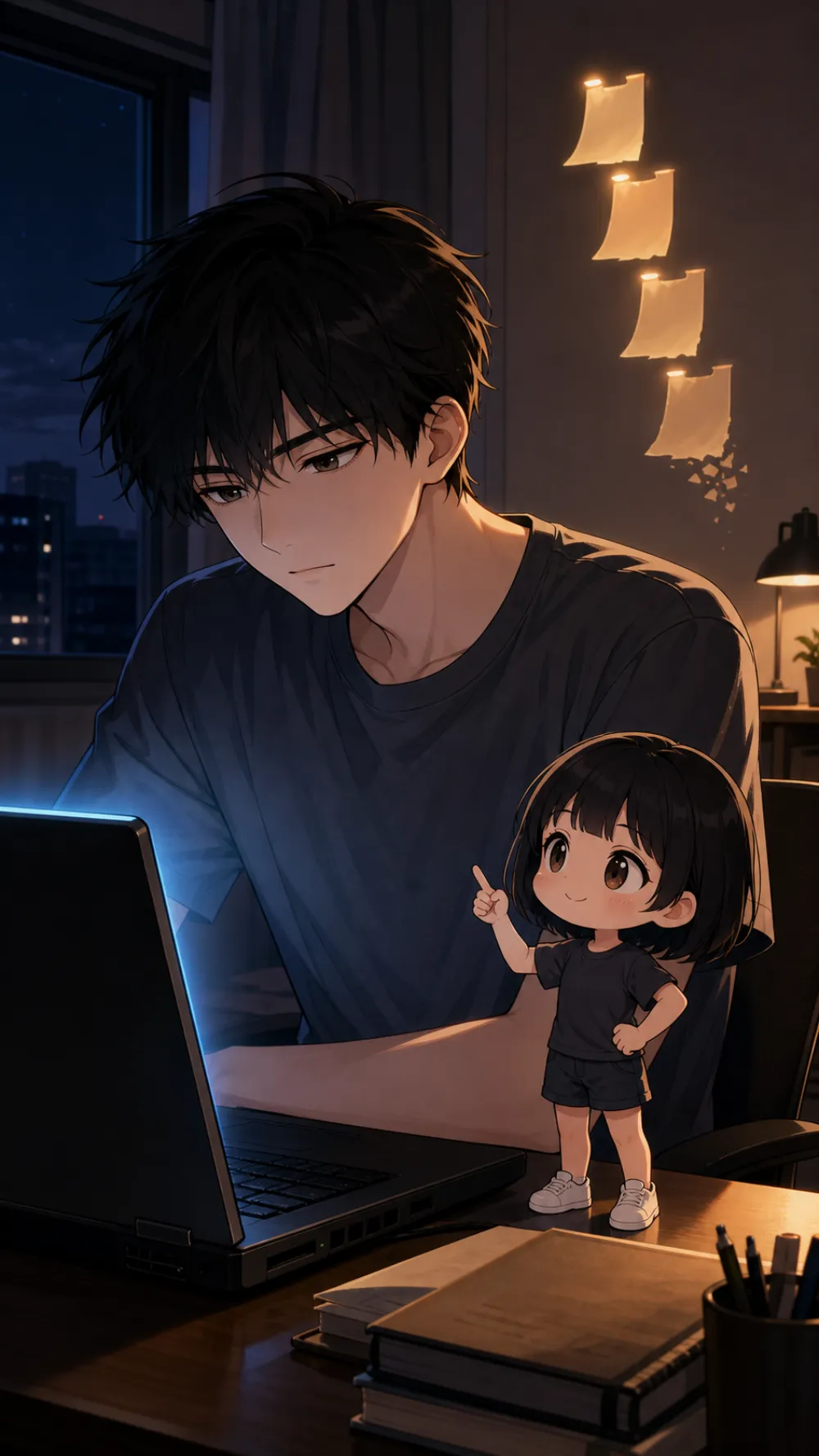 四天后，谢文生会自己看到这条链条。