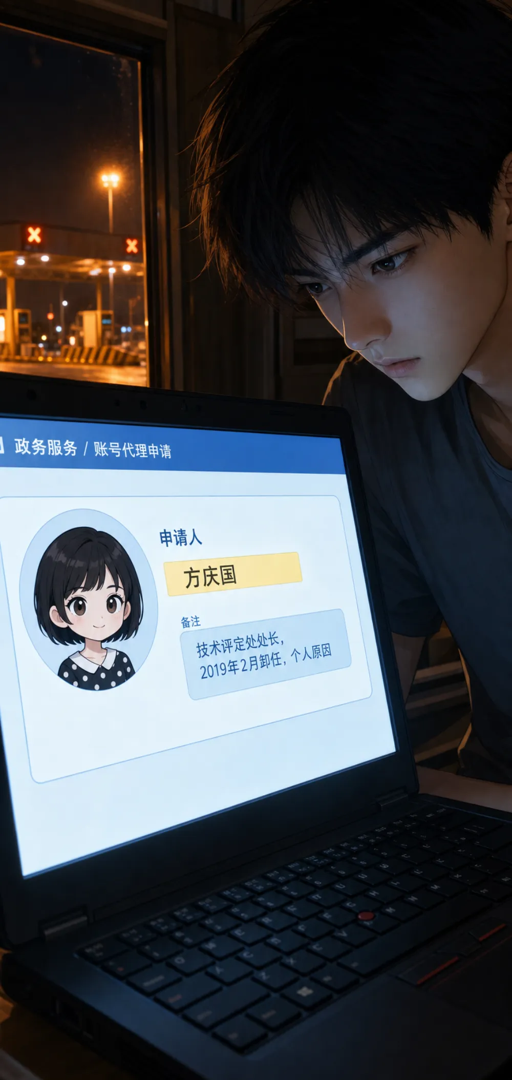 「技术评定处处长，」豆包说，「2019年2月以个人原因申请卸任，无后续任职记录。」